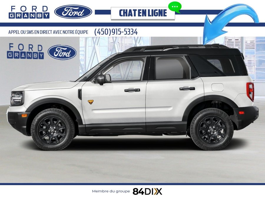 Ford Bronco Sport Badlands 4x4 2026 Blanc Oxford