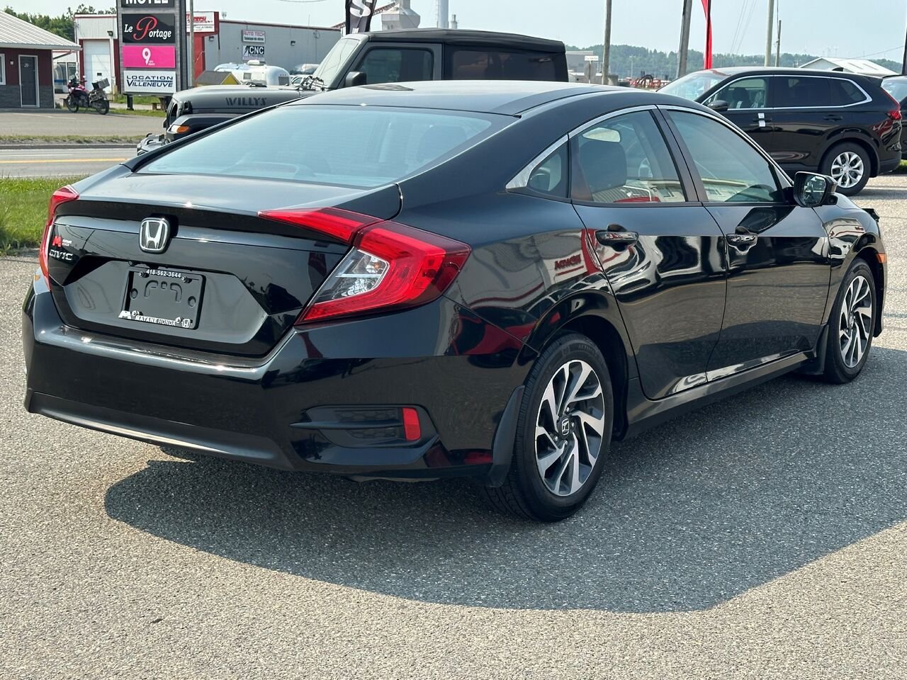 2016 Honda CIVIC EX CIVIC EX Black Matane - photo #4