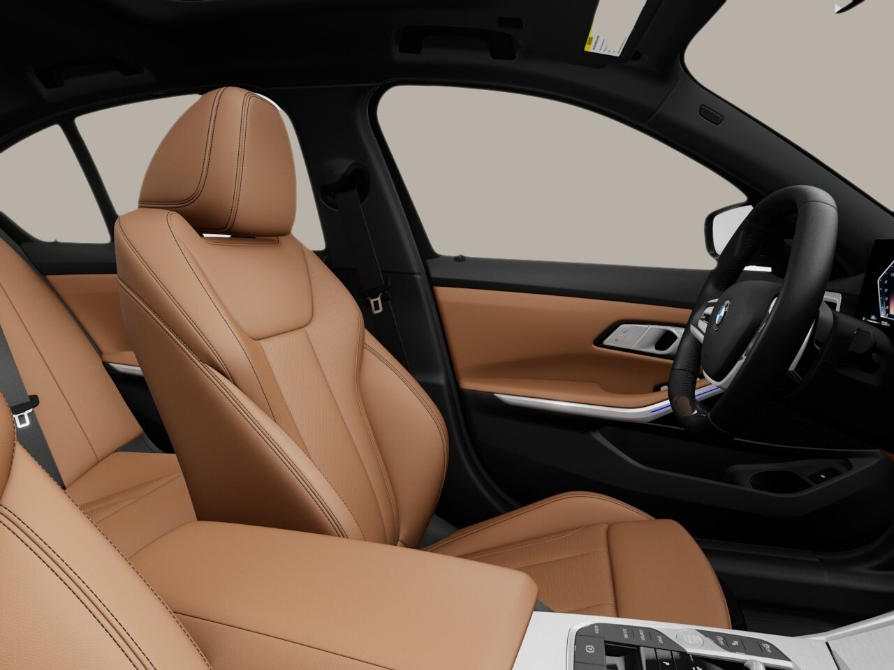 2026 BMW 3 Series Loc. 48 m. 781$/mois à 0% Black Sapphire Metallic Blainville - photo #8