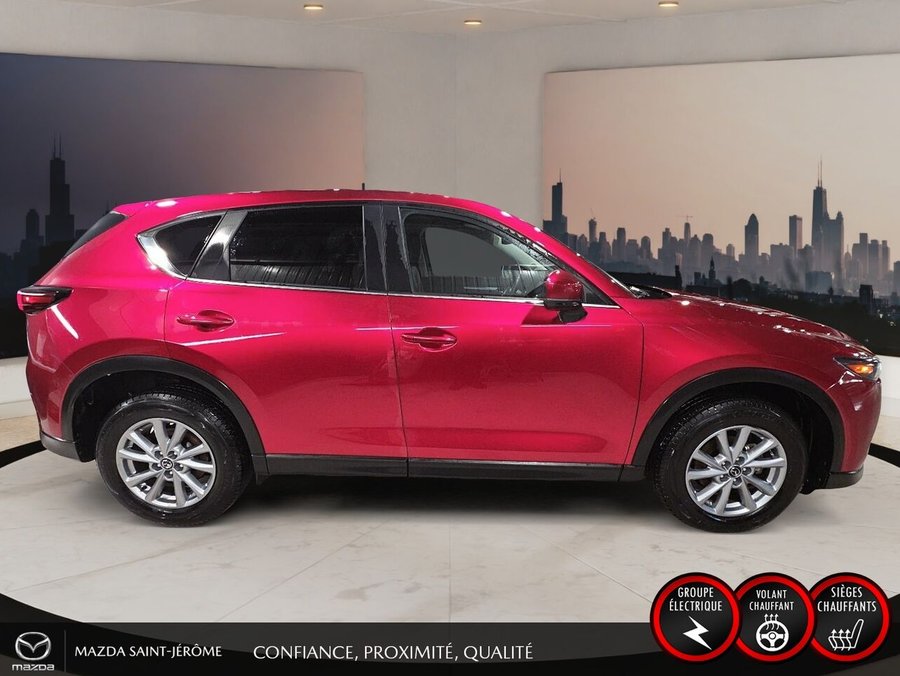 2025 Mazda CX-5 GS | CUIR | AWD | MAGS | Red