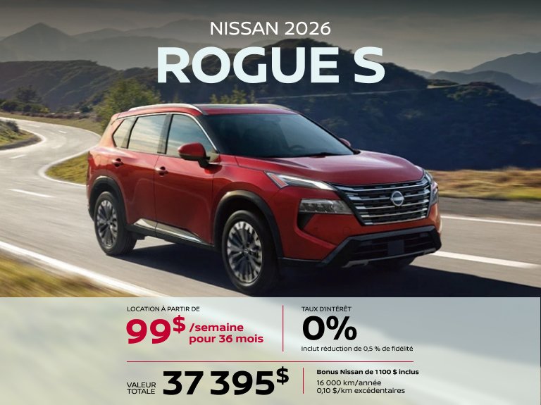 Nissan blainville Accueil juin ROGUE S