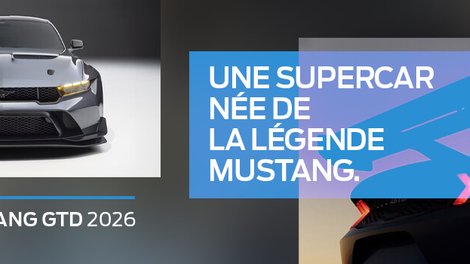 Ford Mustang GTD 2026 : Une supercar née de la légende Mustang