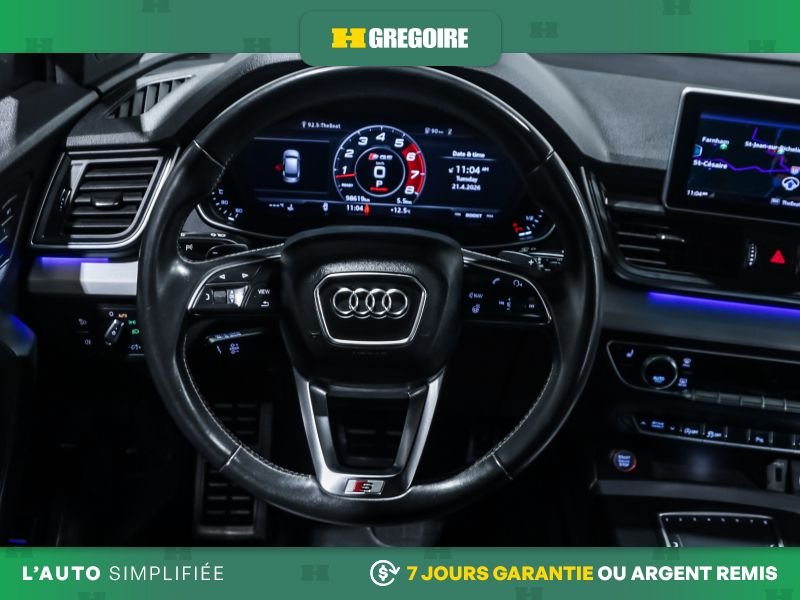 Audi SQ5 729773 | Technik AWD AUTO AC CUIR TOIT NAV MAGS CAM RECULE 2019 Gris Laval - photo #18