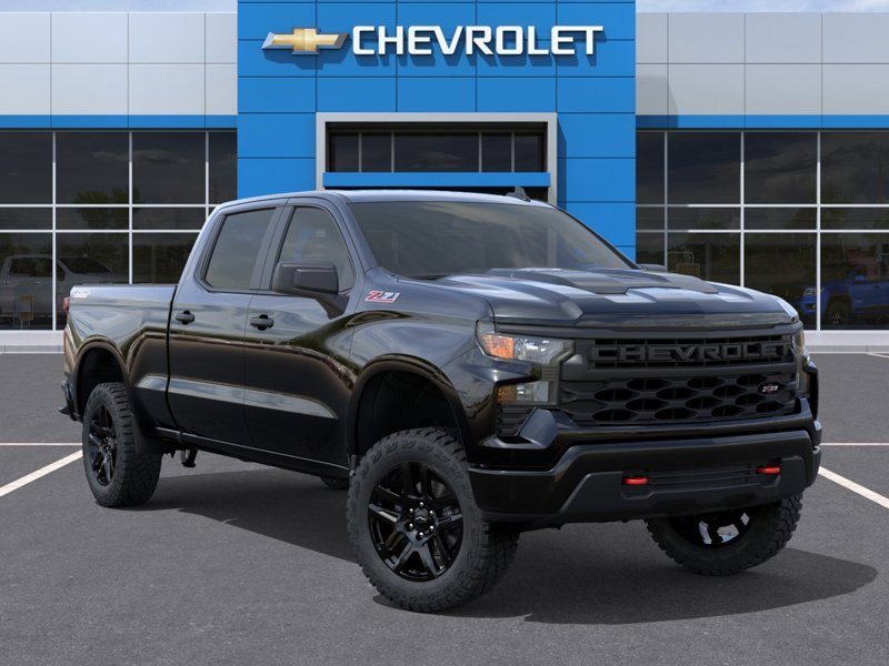 CHEVROLET Silverado 1500 Custom Trail Boss cabine multiplace 4RM 157 po 2026 NOIR Gatineau - photo #6
