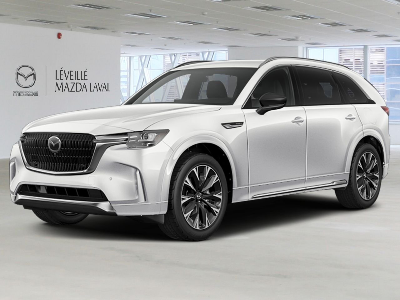 Mazda CX-90 hybride rechargeable Signature TI 2026 Blanc Laval - photo #0