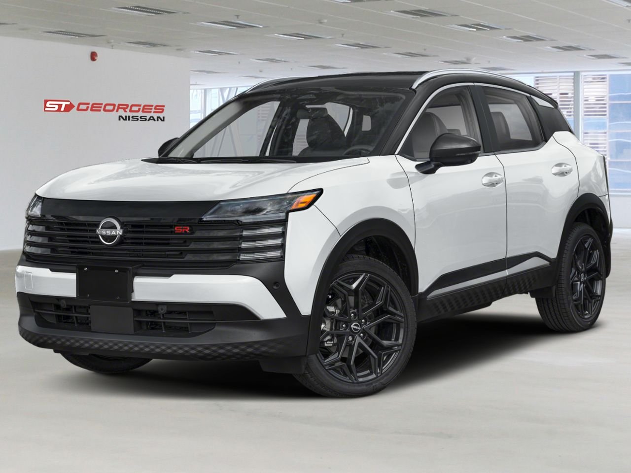 NISSAN Kicks 2026 Blanc d'Aspen triple couche/Noir intense Saint-Georges - photo #0