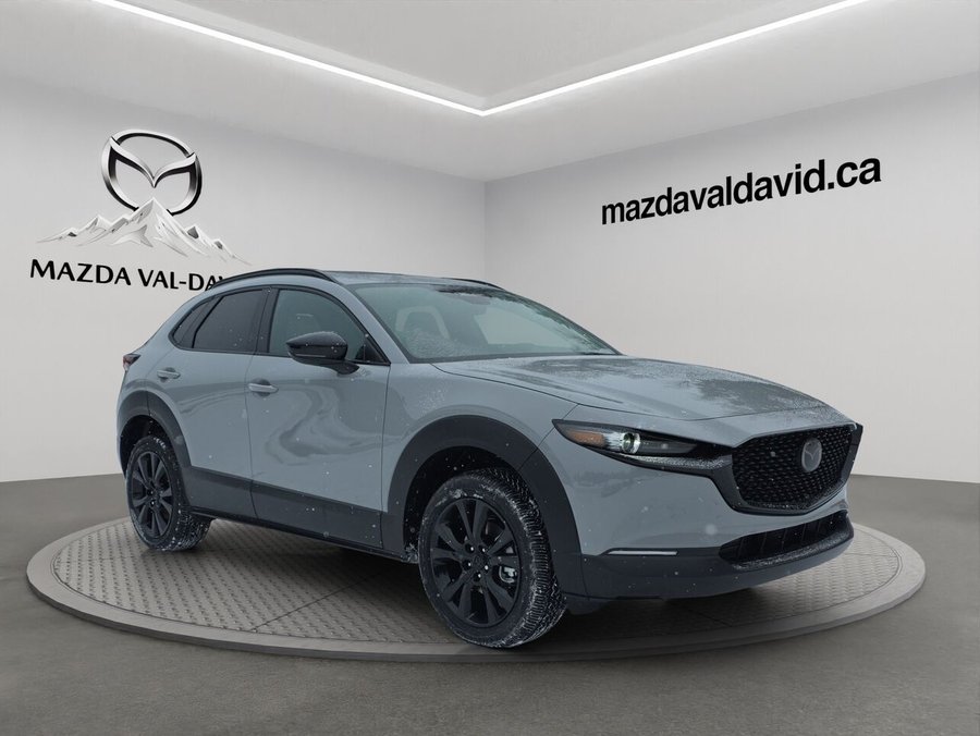 2026 Mazda CX-30 2.5 S Kuro AWD, Toit ouvrant, Sièges en similicuir, Barre de toit peintes Aero Grey Metallic