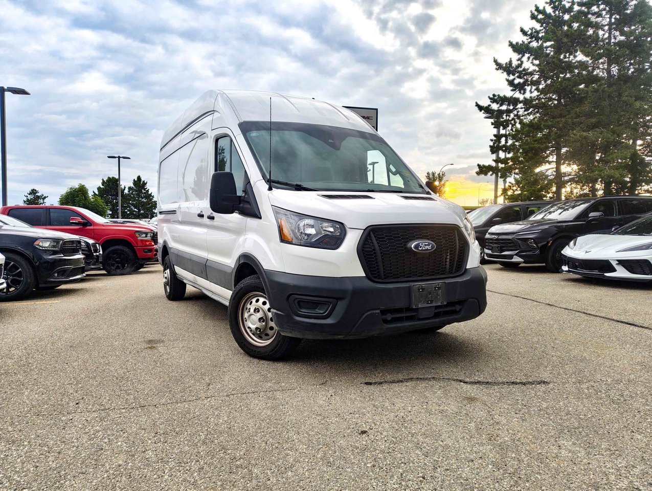 2025 Ford Transit Cargo Van T-250 148 Hi Rf 9070 GVWR AWD White Sherwood Park - photo #1