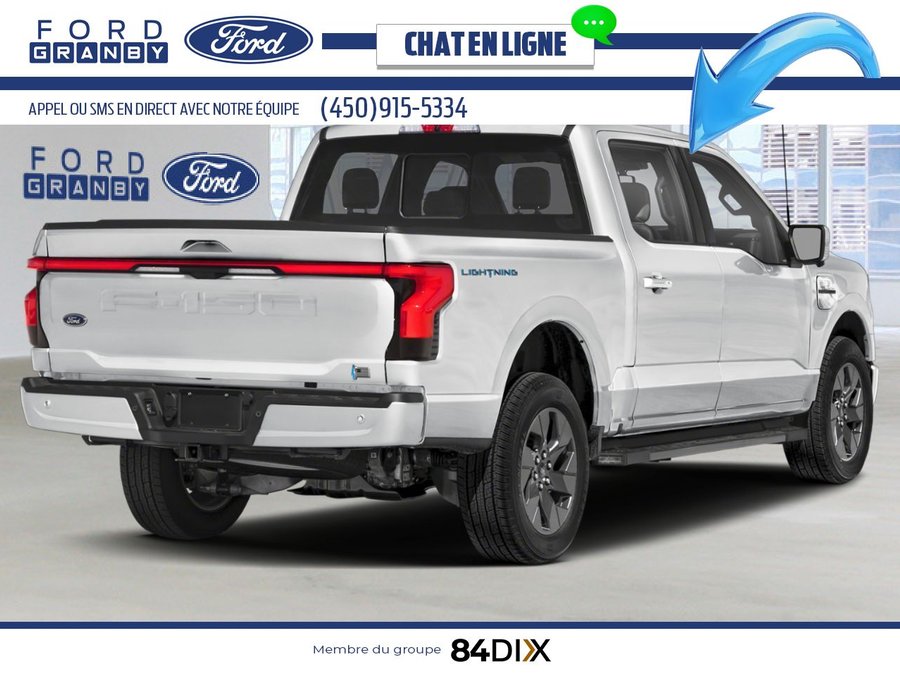 2025 Ford F-150 Lightning Space White Metallic