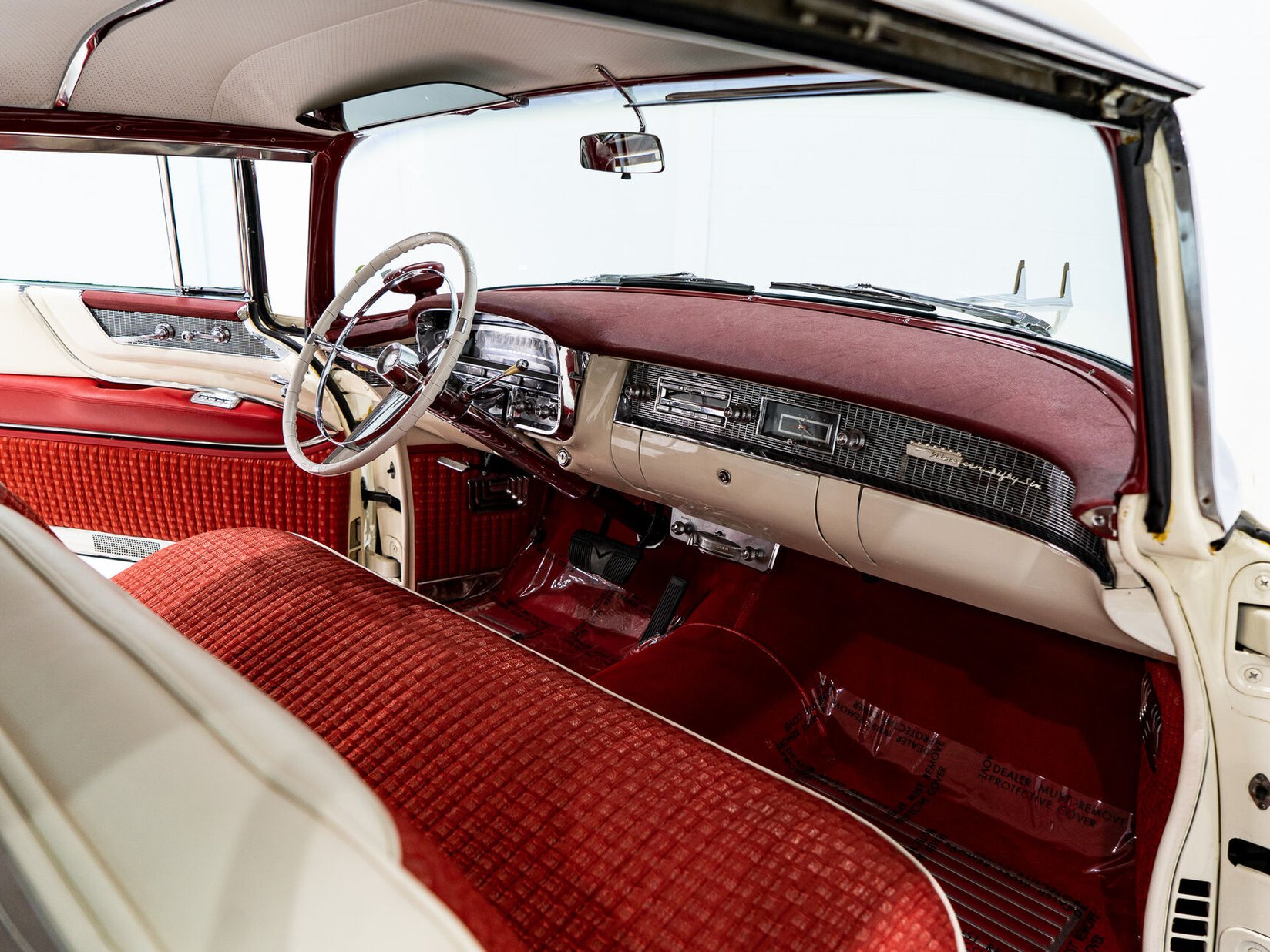 1956 Cadillac Eldorado Seville With Factory A/C | PRIX EN USD White Montreal - photo #9