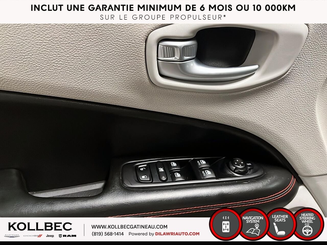 JEEP COMPASS Limited 4x4 2018 Blanc Ottawa & Gatineau - photo #23