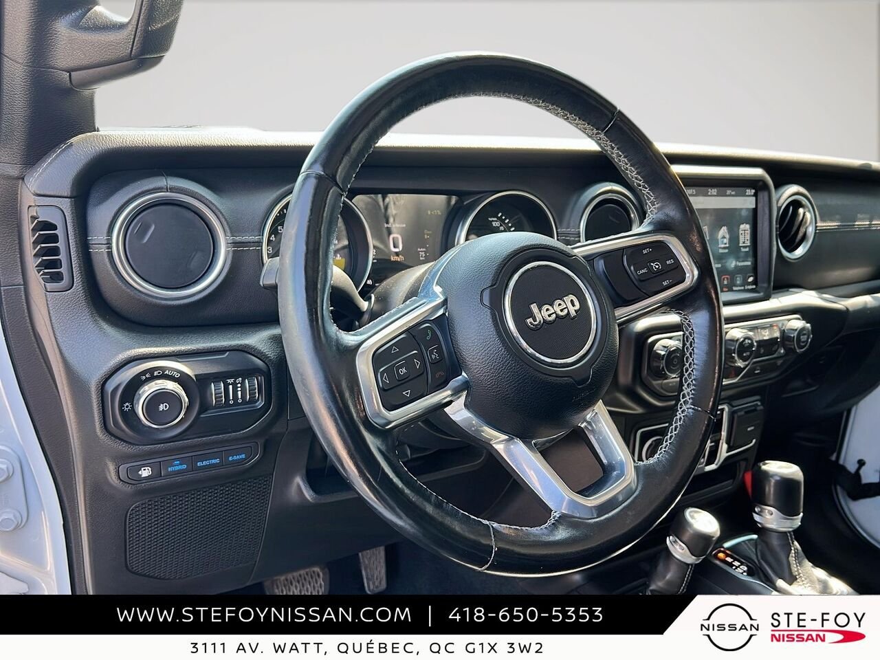2022 Jeep WRANGLER 4XE UNLIMITED COLD WEATHER GROUP White Ste-Foy - photo #11
