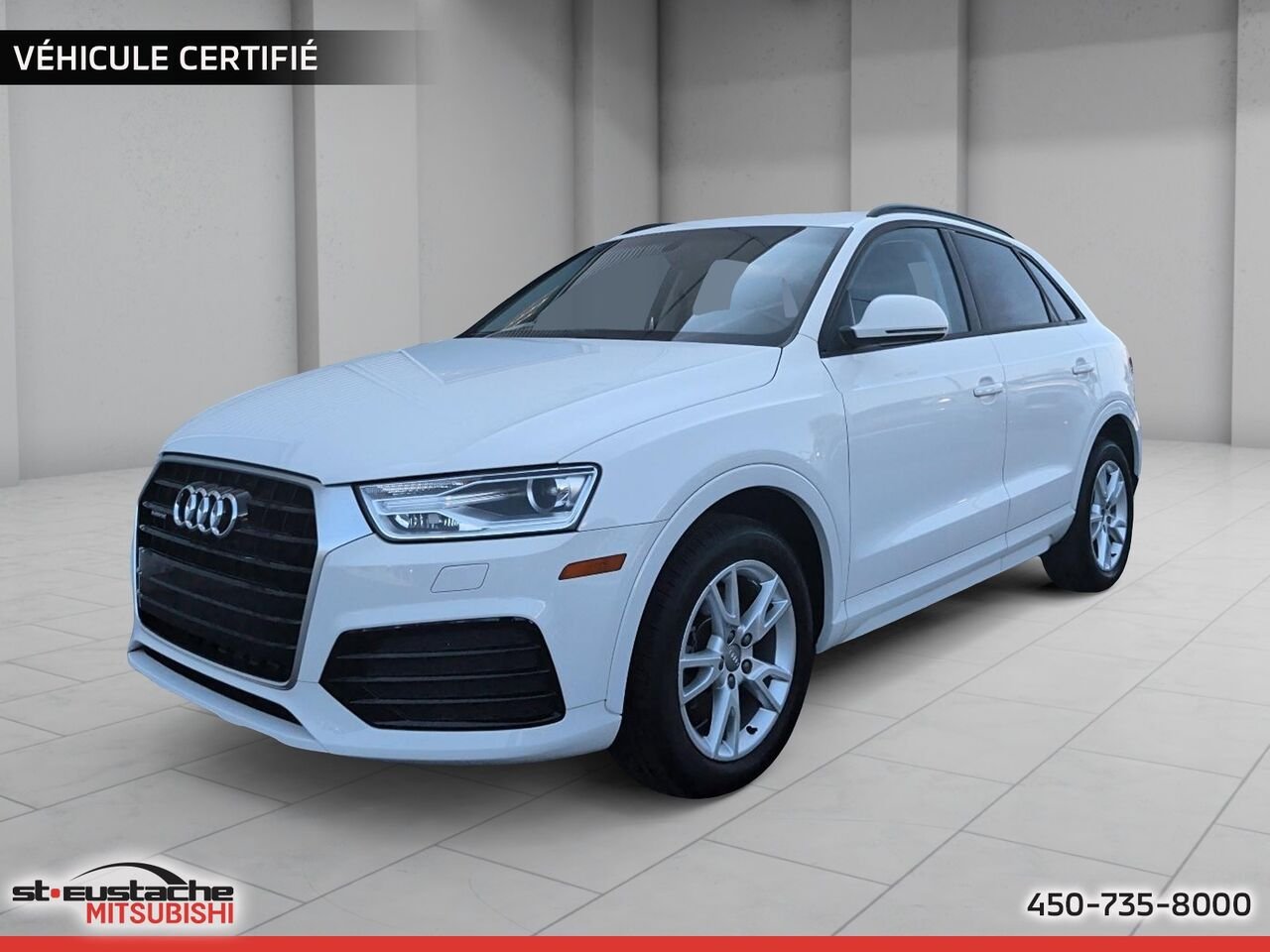 Audi Q3 2018 Blanc Saint-Eustache - photo #0