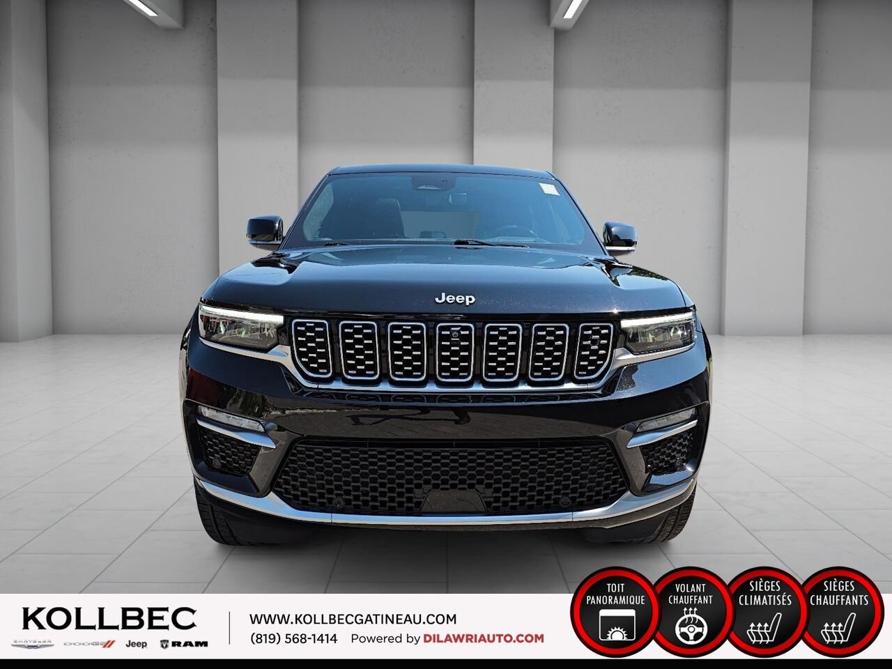 2023 JEEP GRAND CHEROKEE 26961 | Summit Reserve 4x4 Black Gatineau - photo #11