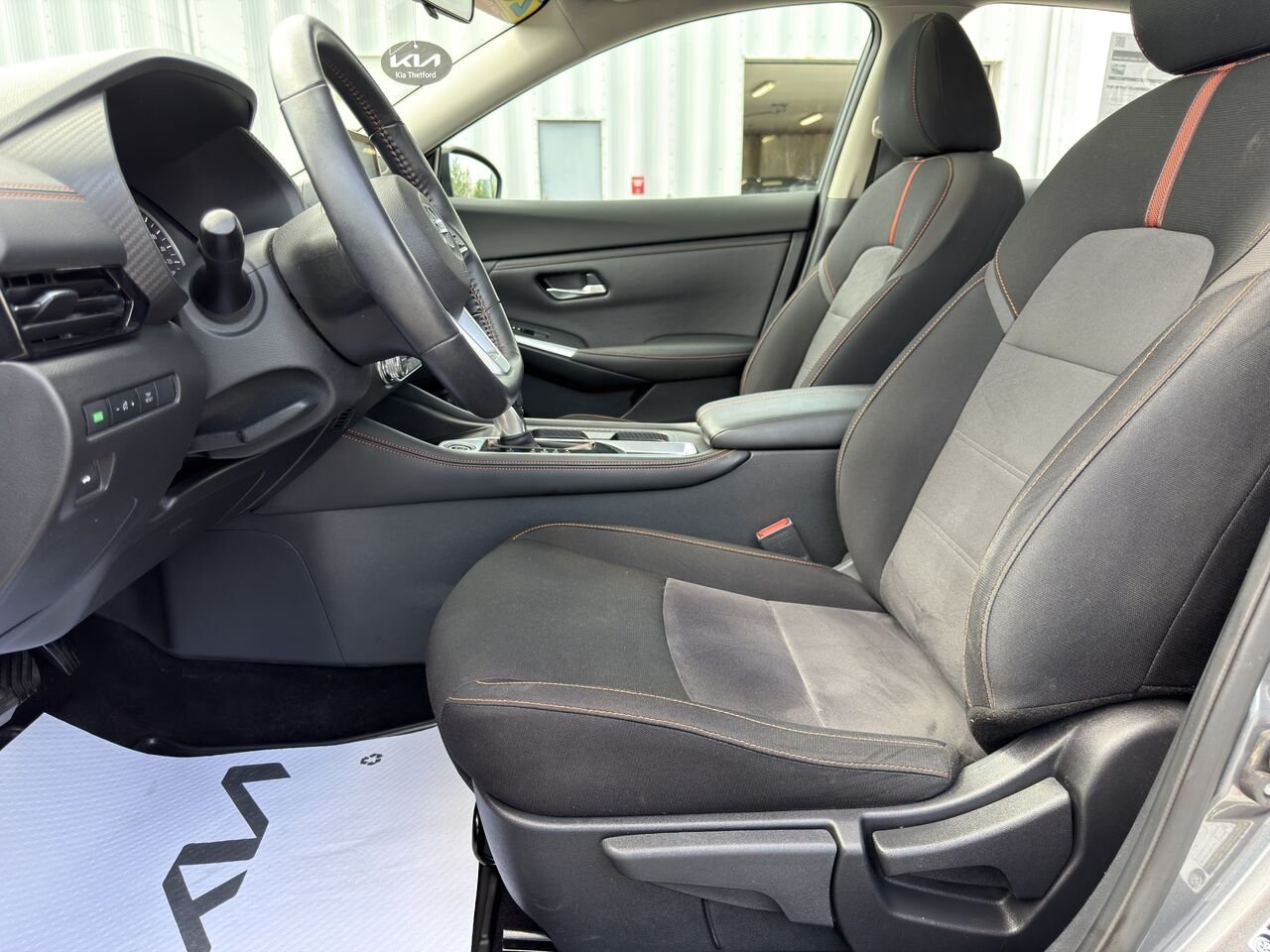 Nissan Sentra 2021 Gris Thetford Mines - photo #12