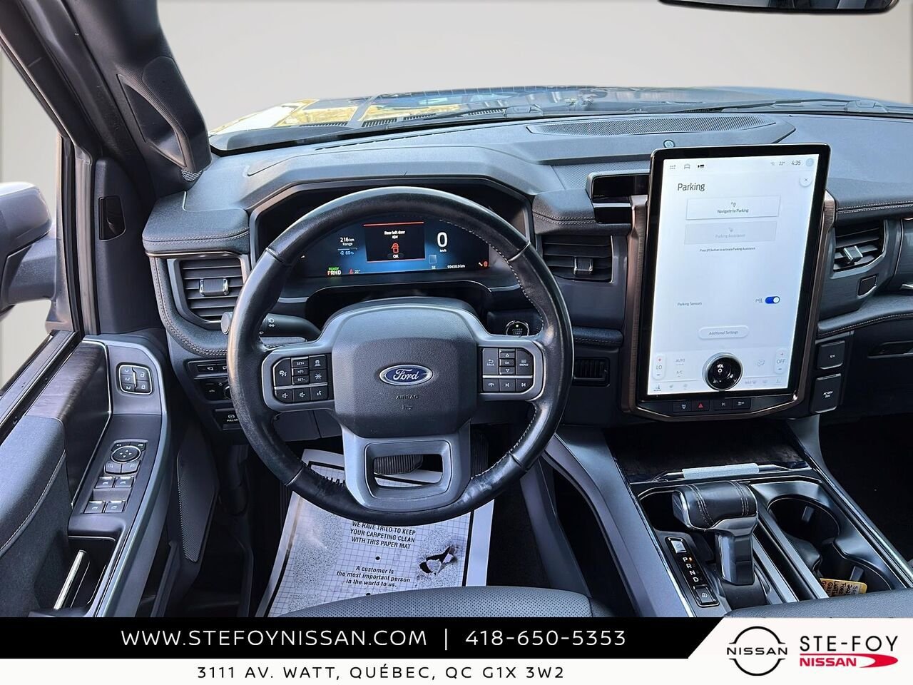 Ford F-150 Lightning LARIAT STANDARD RANGE 2023 Gris Ste-Foy - photo #13