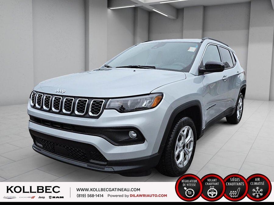Jeep Compass *** CLEAN CARFAX + BAS KILOMÉTRAGE *** 2025 Argent