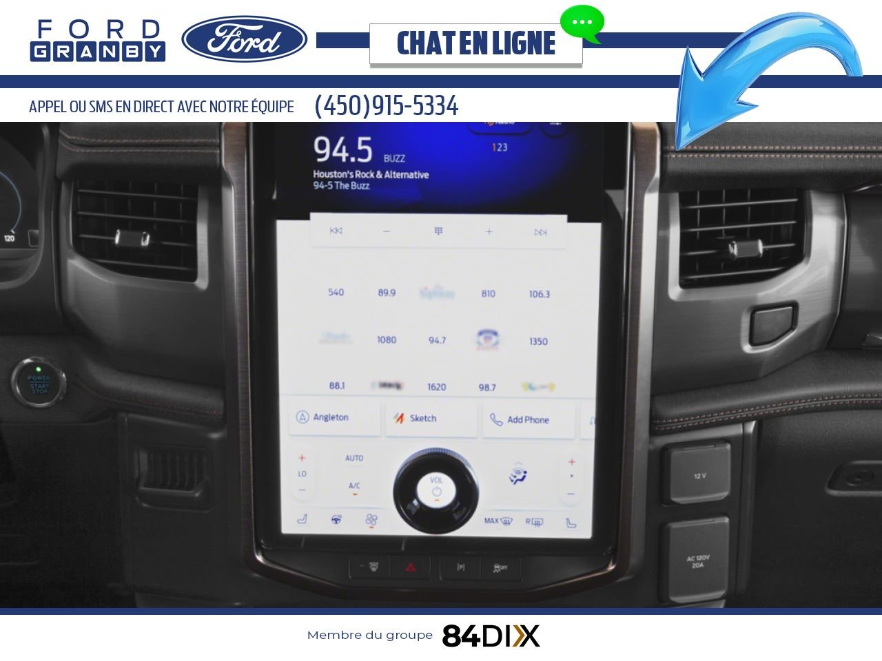 Ford F-150 Lightning 2025 Noir agate métallisé Granby - photo #9