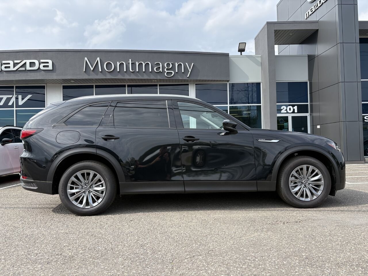 MAZDA CX-90 hybride rechargeable GS-L TI 2026 Noir de jais mica Montmagny - photo #2