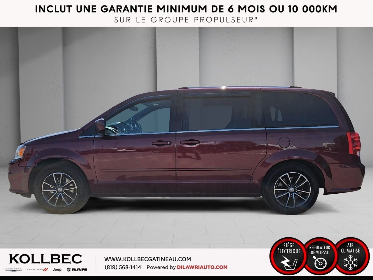 2017 DODGE GRAND CARAVAN SXT Premium Plus Red Ottawa & Gatineau - photo #18