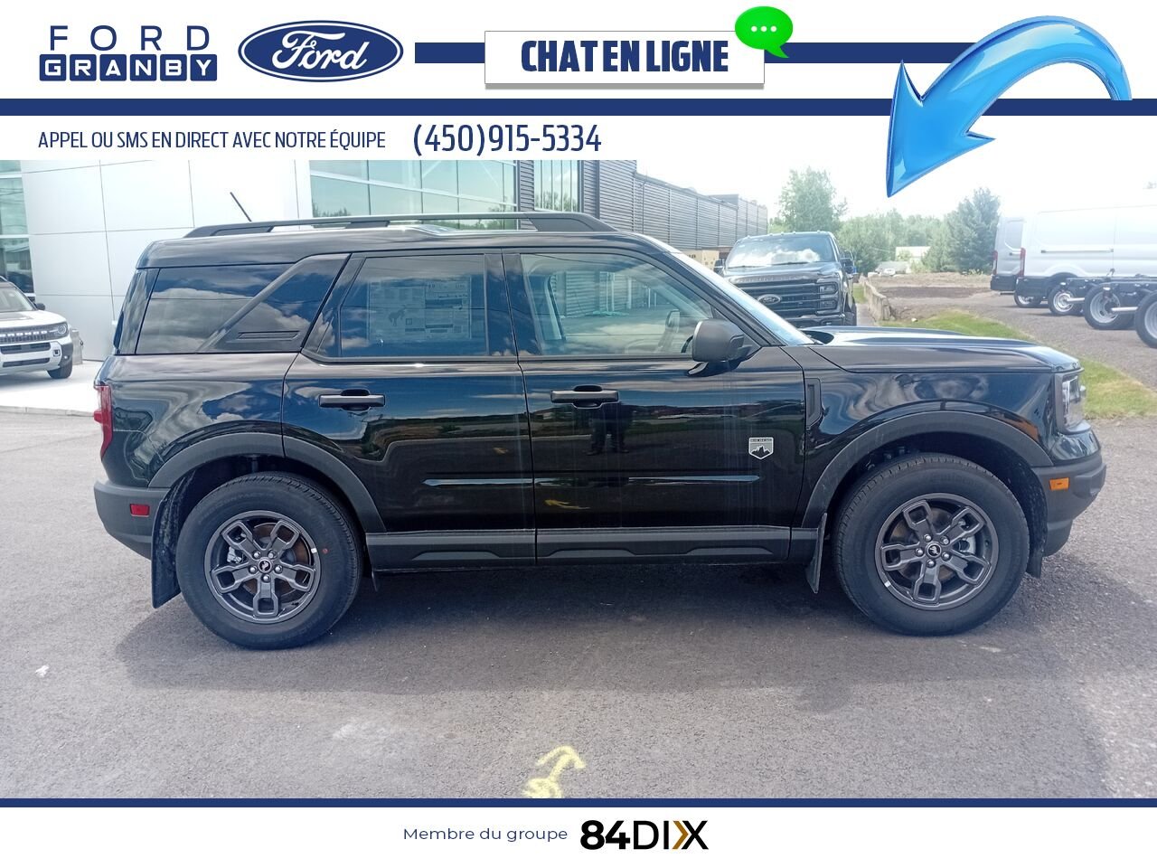 Ford BRONCO SPORT 2024 Noir Granby - photo #3