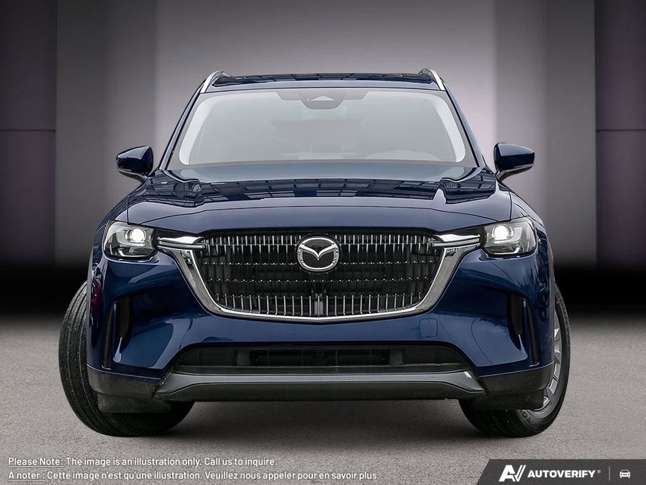 Mazda CX-90 hybride rechargeable JM3KKCHA9T1382410 2026 Bleu cristal foncé mica Mirabel - photo #1