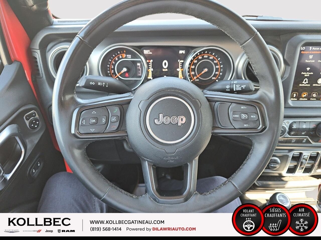 2023 JEEP GLADIATOR SPORT Willys 4x4 Red Ottawa & Gatineau - photo #8