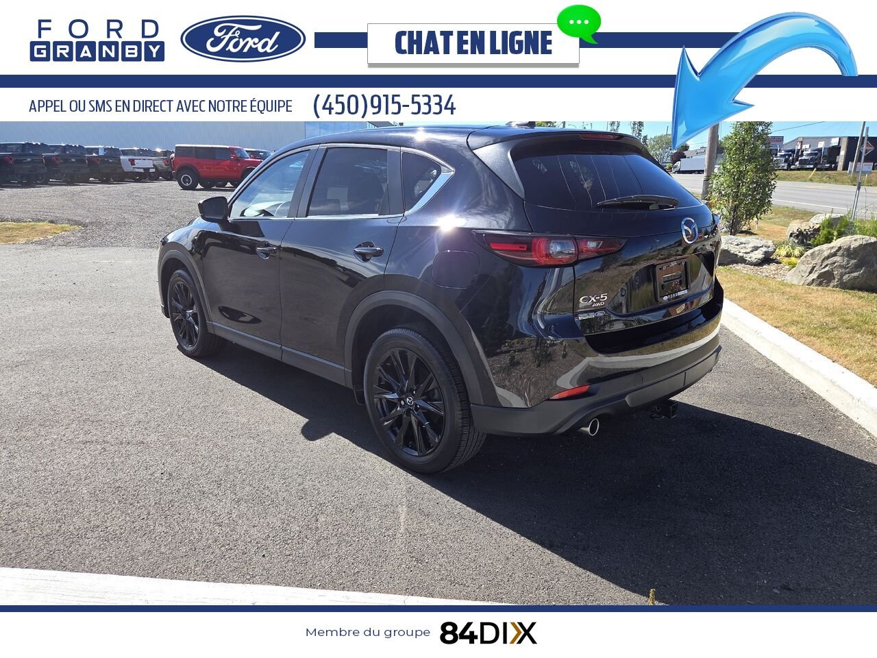 Mazda CX-5 2022 Noir Granby - photo #4