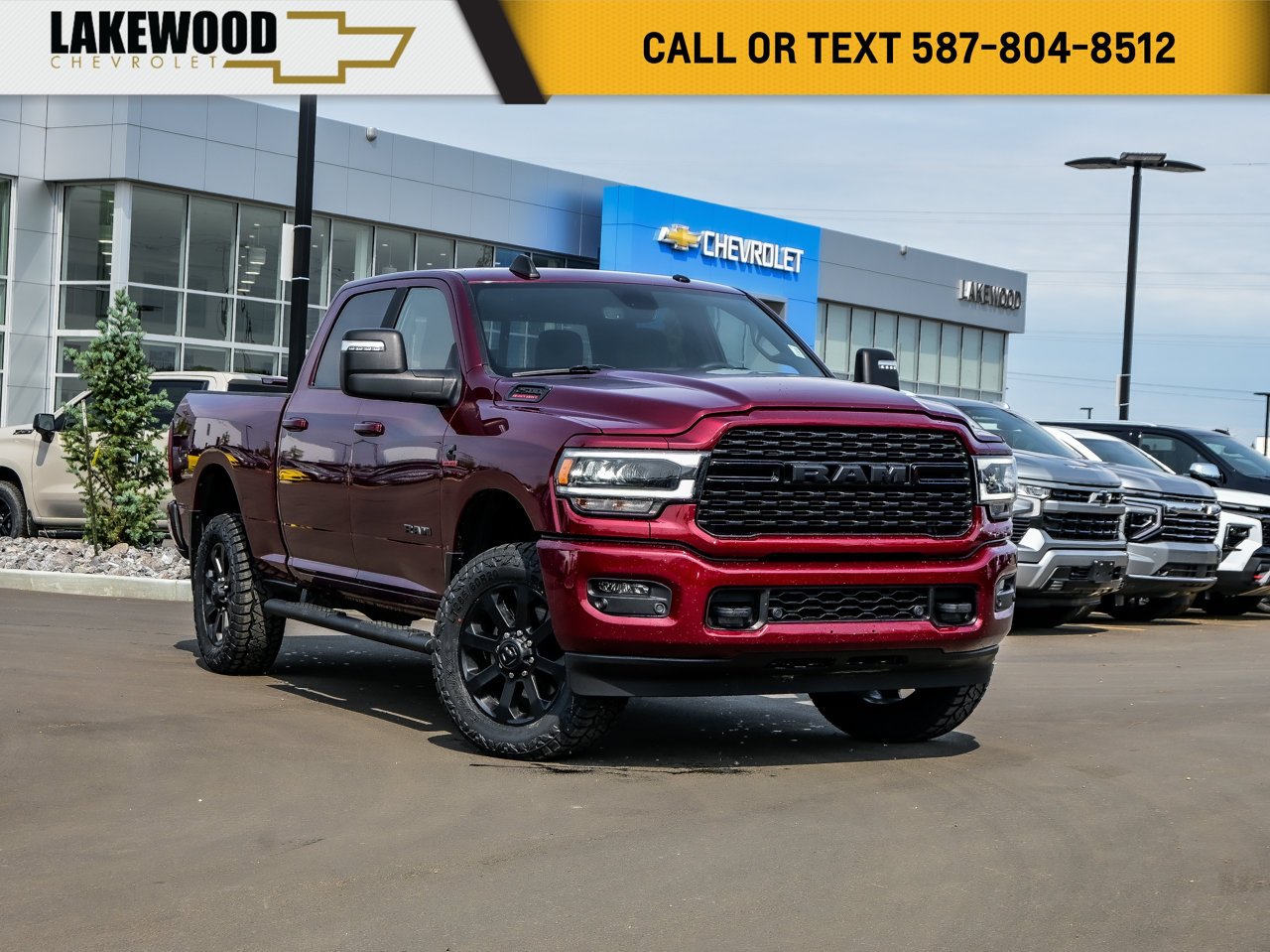 2024 Ram 2500 Big Horn 4x4 Crew Cab 6'4 Box Red Sherwood Park - photo #0