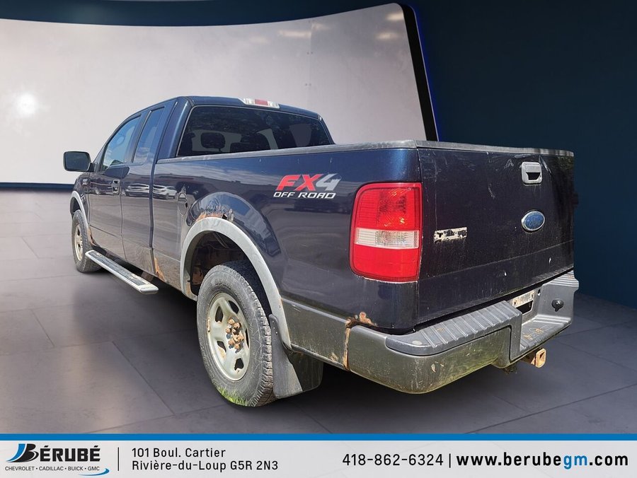 Ford F-150 4WD Extended Cab 145'' WB 2005 2005 Bleu