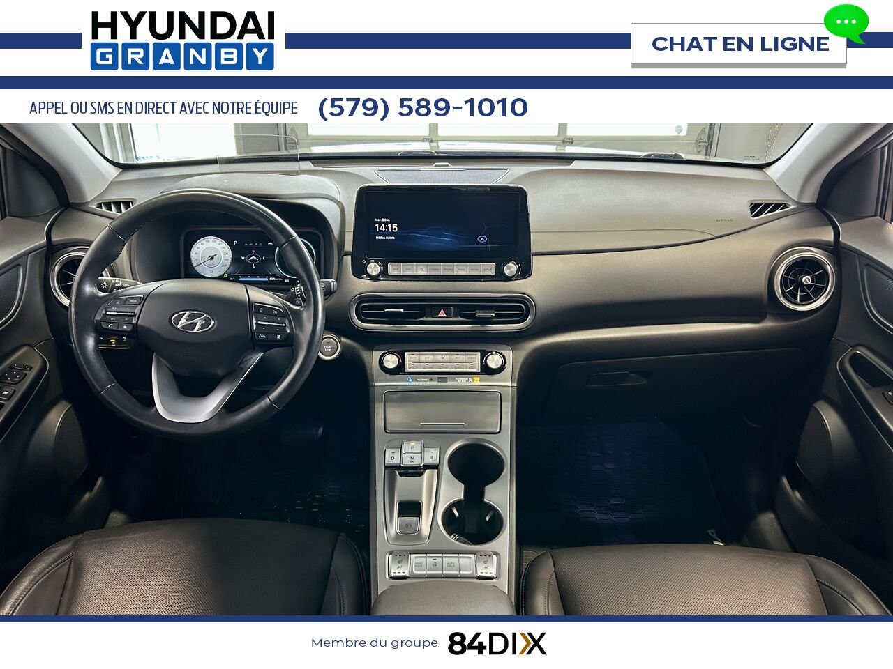 Hyundai Kona électrique 2023 Gris Granby - photo #14