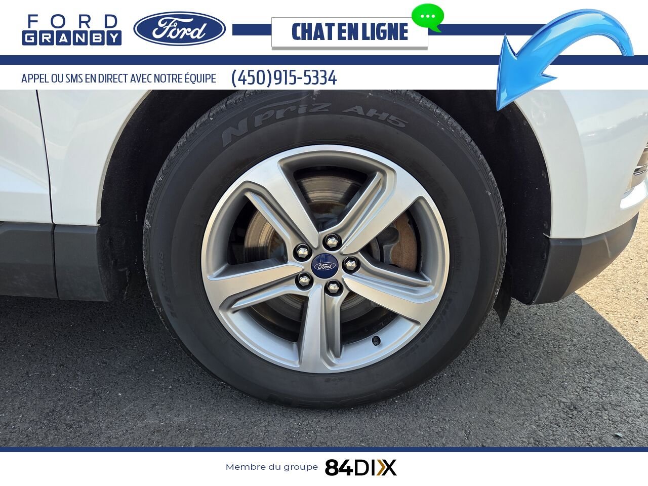 Ford Edge 2022 Blanc Granby - photo #24