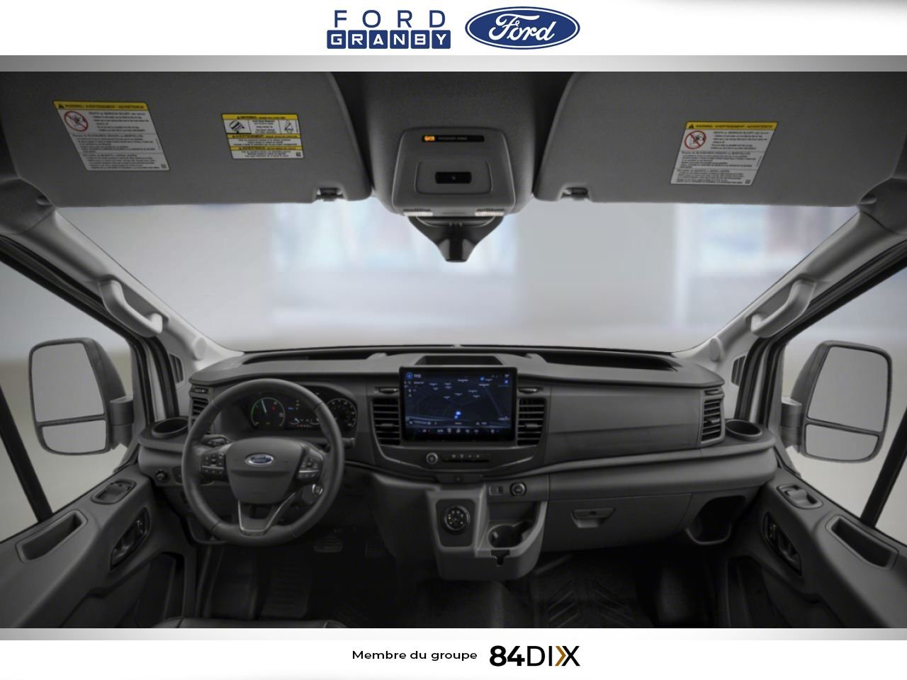 2025 Ford E-Transit Cargo Van Oxford White Granby - photo #5