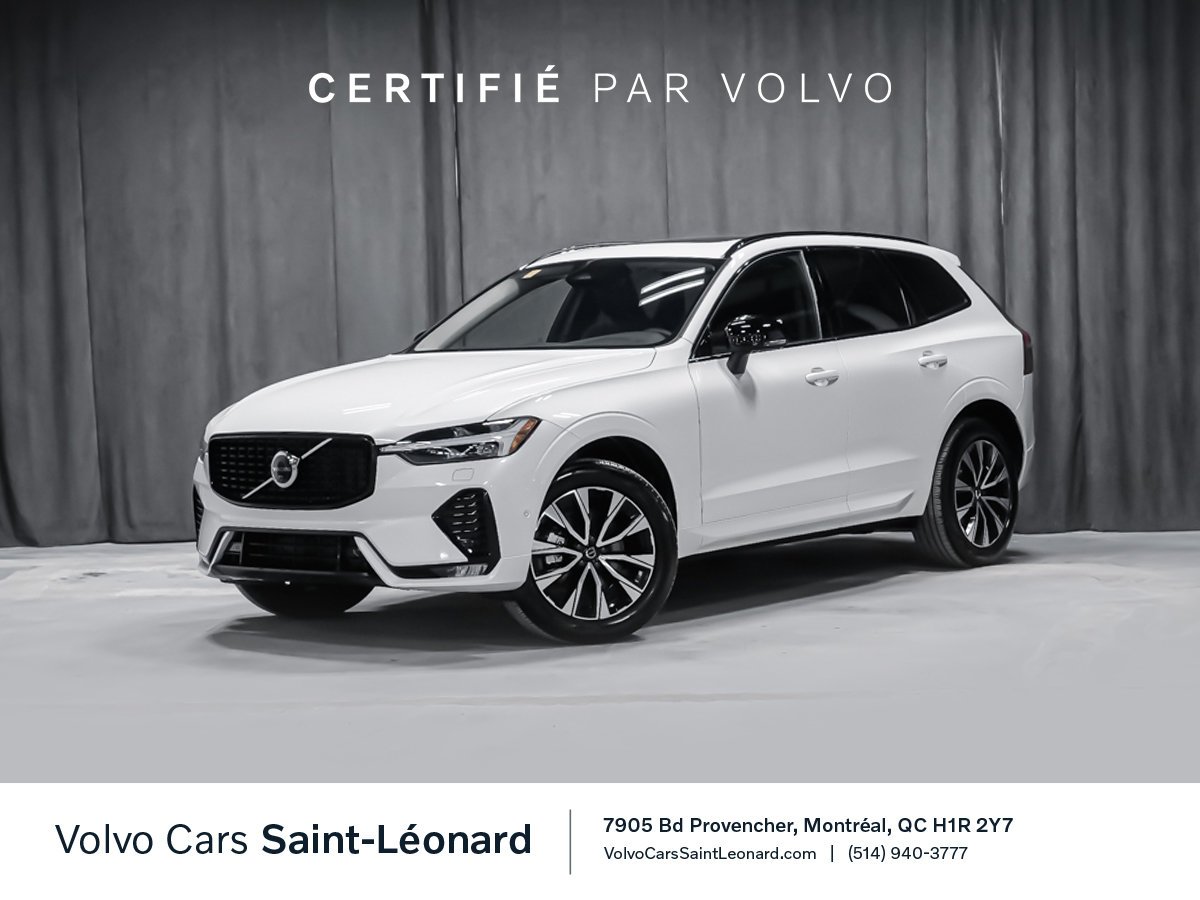 2025 Volvo XC60 B5 PLUS DARK CLIMATE White Montreal - photo #0