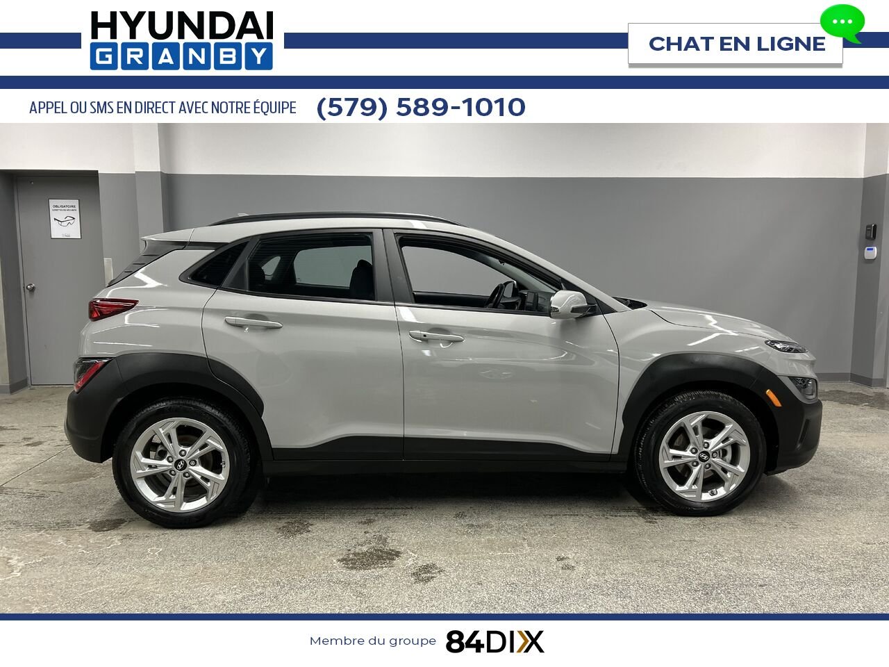 Hyundai Kona 2023 Gris Granby - photo #7