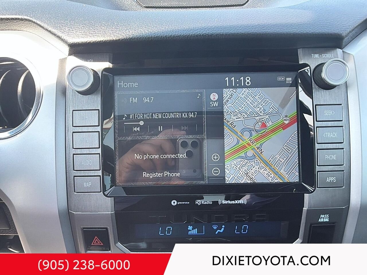 2021 Toyota Tundra TRD SPORT PREMIUM CREWMAX / CLEAN CARFAX / LEATHER SURFACE / CARPLAY AND ANDROID AUTO Magnetic Grey Metallic Mississauga - photo #16
