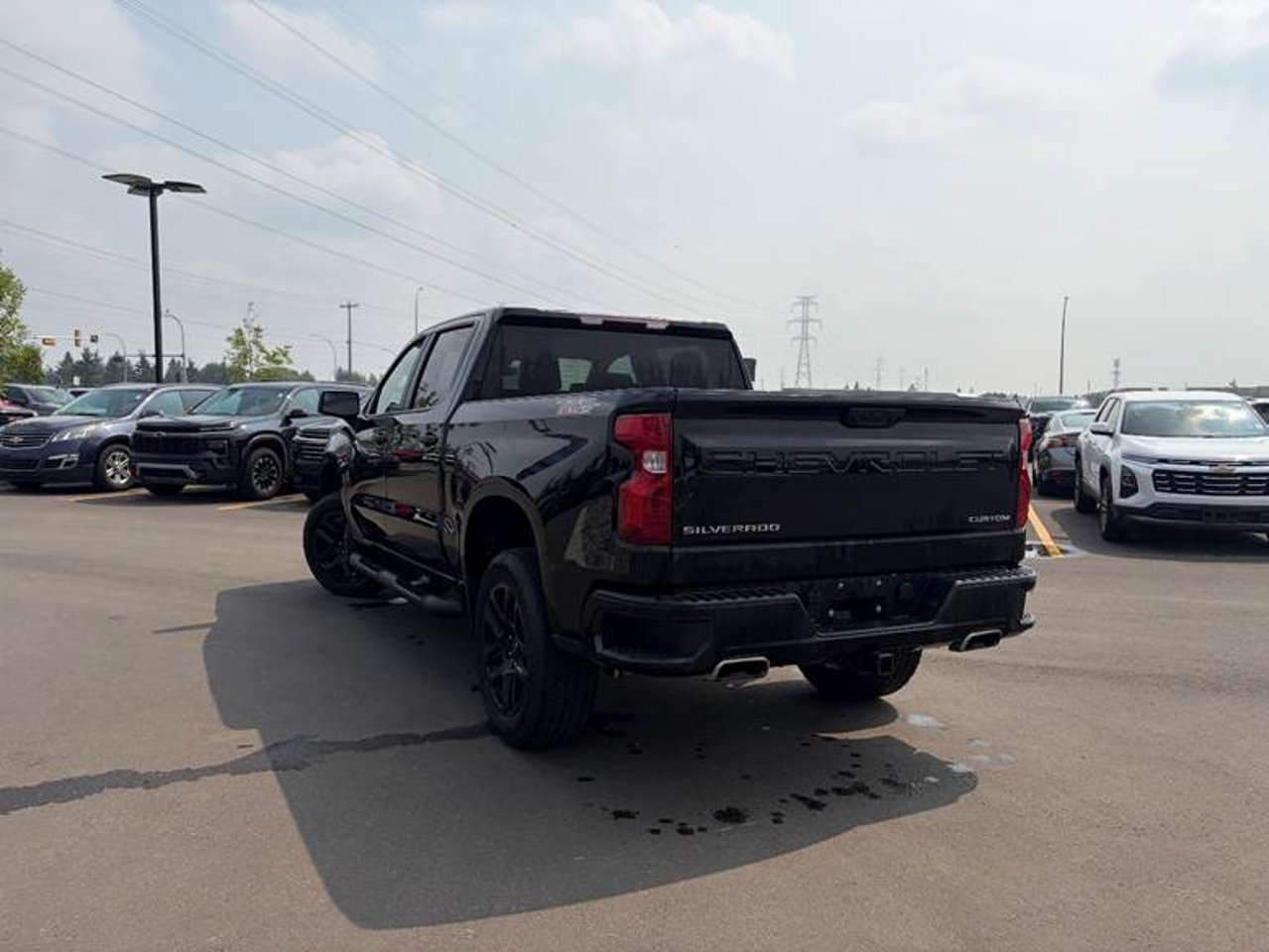 2024 Chevrolet Silverado 1500 4WD Crew Cab 147 Custom Trail Boss Black Sherwood Park - photo #3