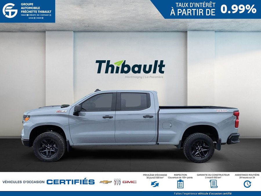CHEVROLET SILVERADO Custom Trail Boss cabine multiplace 4RM 157 po 2024 Gris