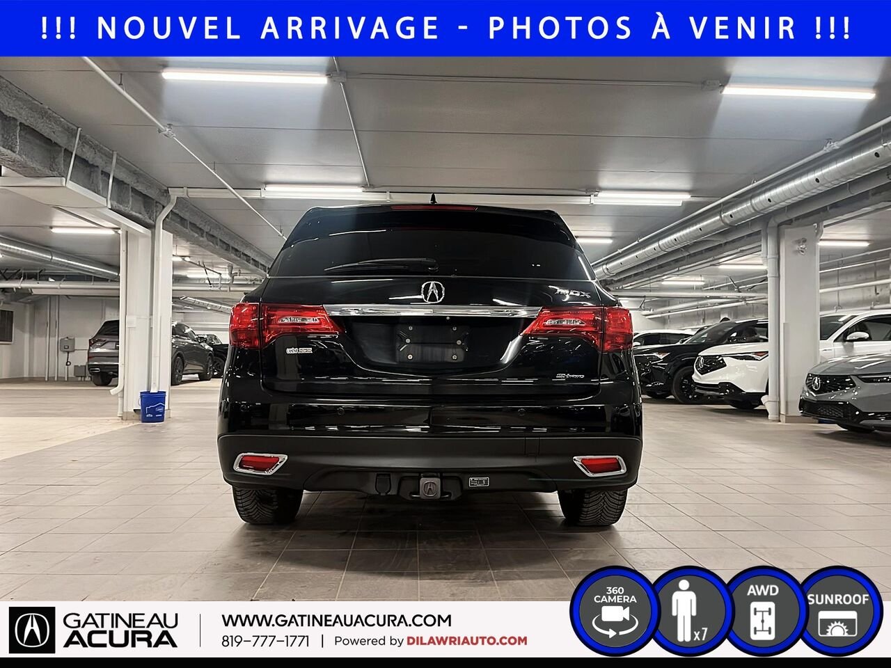 Acura MDX Élite SH-AWD 2016 Noir Ottawa & Gatineau - photo #5