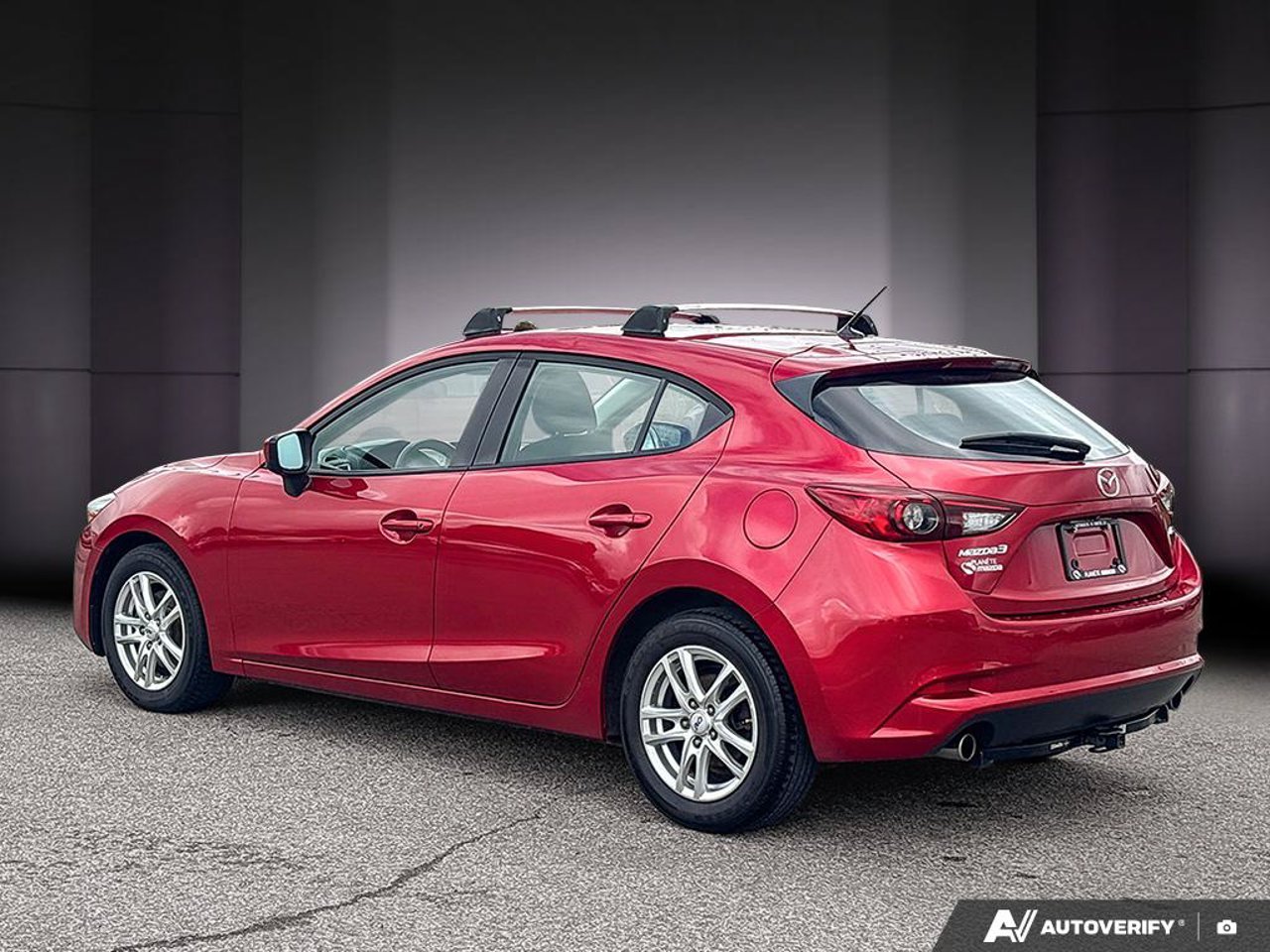 Mazda Mazda3 JM1BN1K79H1121688 2017 Rouge Mirabel - photo #2