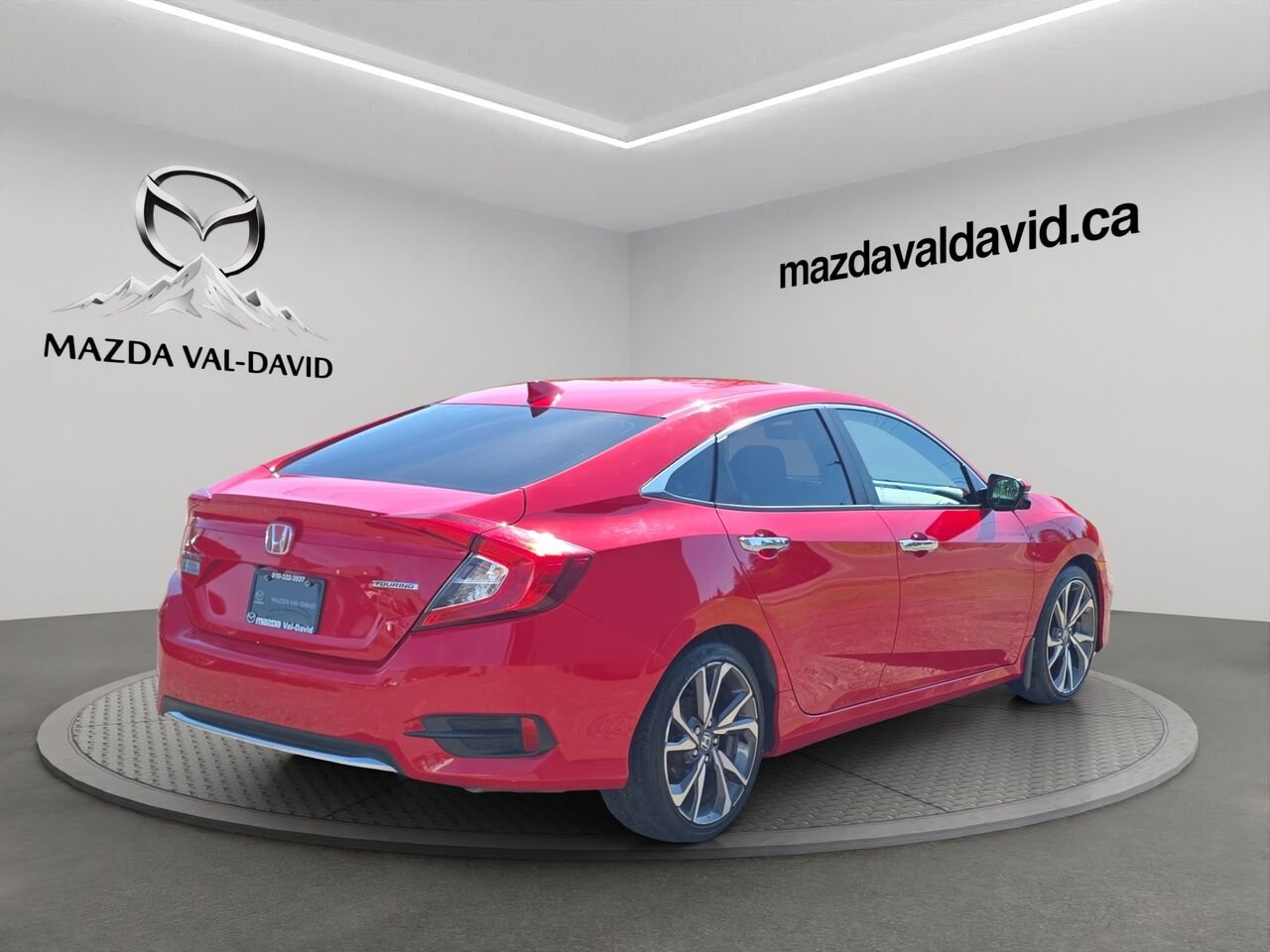 Honda Civic Berline Tourisme CVT, Navigation, Toit ouvrant, Apple Carplay 2020 Rouge Val-David - photo #23