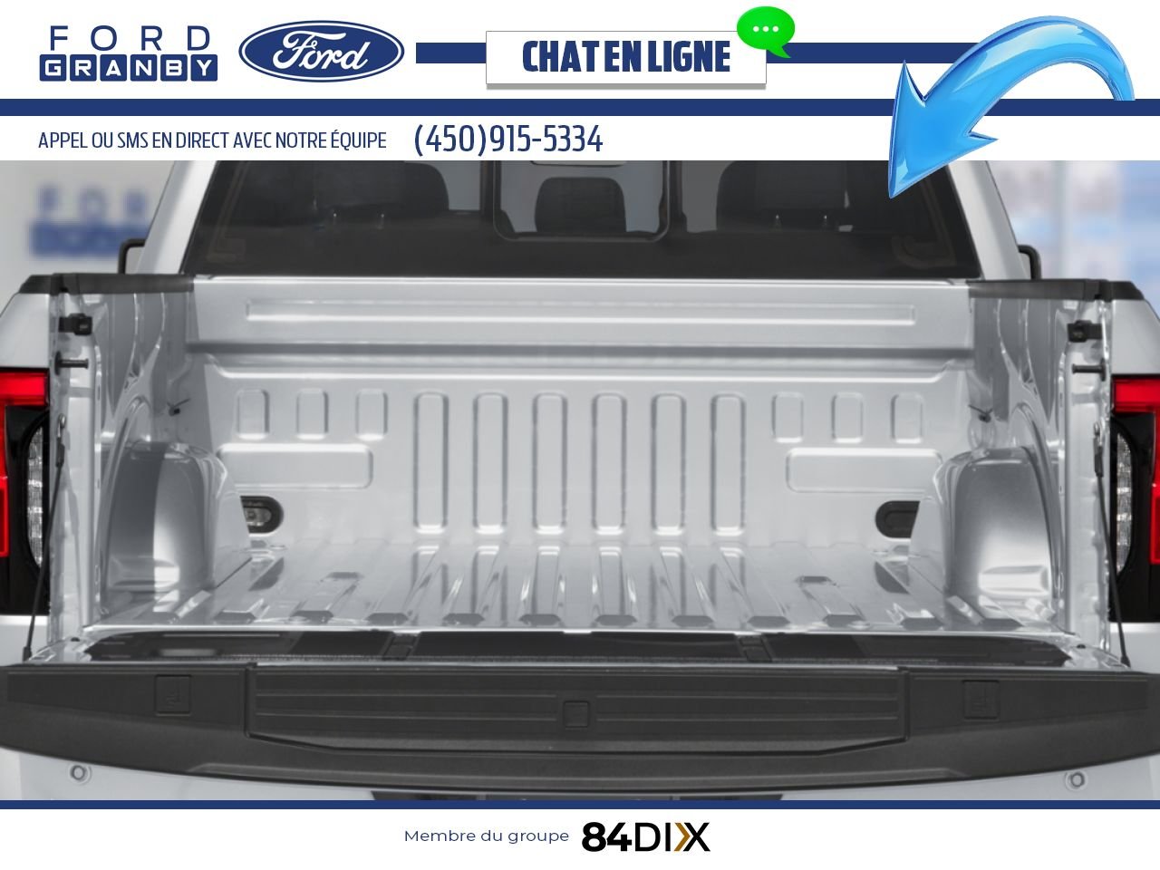 Ford F-150 Lightning 2025 Noir agate métallisé Granby - photo #3