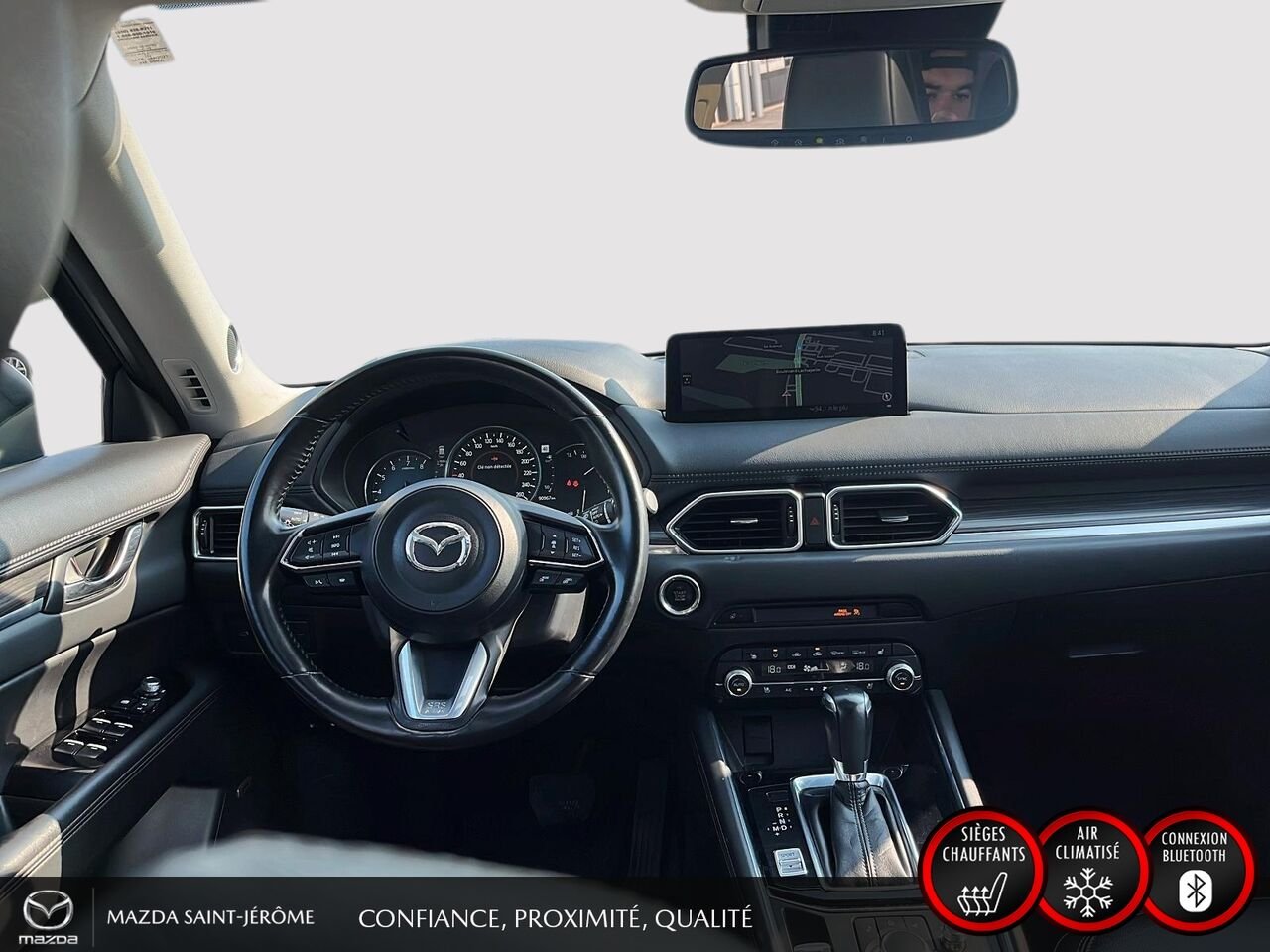 Mazda CX-5 GT | TOIT OUVRANT | CUIR | NAVIGATION | AWD | 2021 Blanc Saint-Jérôme - photo #23