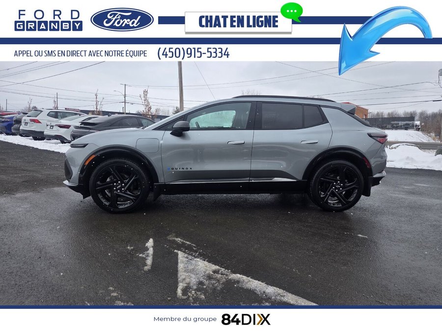 Chevrolet Equinox EV 2RS, Cuir, Mags 21po 2024 Gris