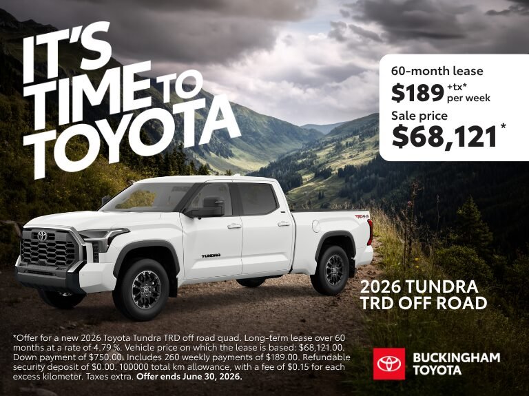 2026 Juin   Banner Toyota Tundra