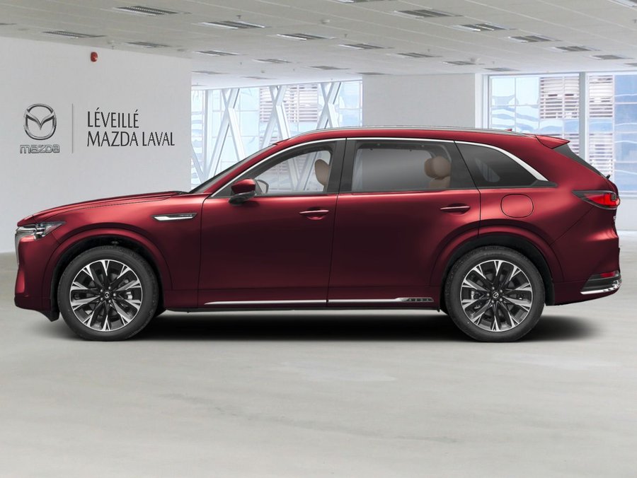 Mazda CX-90 hybride léger 2026 2026 ROUGE ARTISANAL MÉTALLISÉ-BLANC PUR
