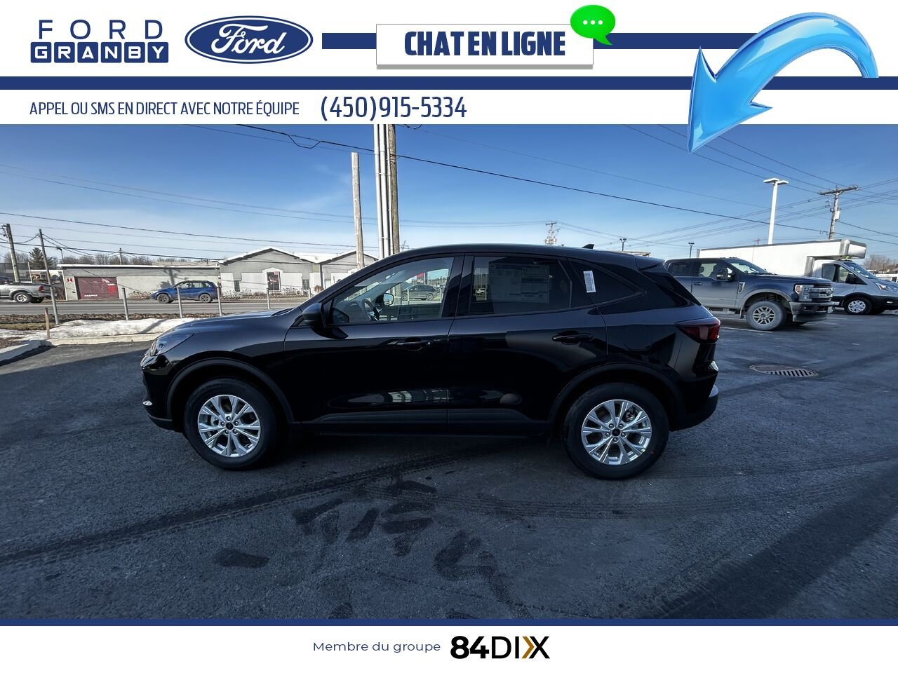 Ford Escape 2025 Noir agate métallisé Granby - photo #5