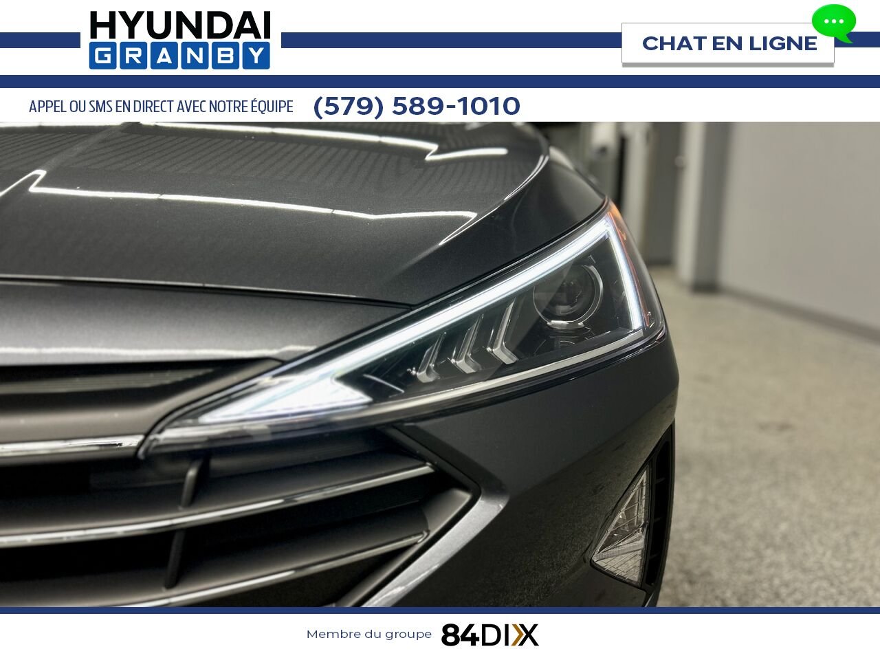 Hyundai Elantra 2020 Gris Granby - photo #3