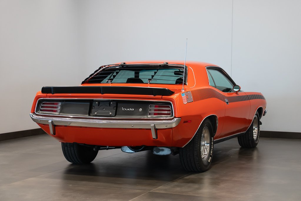 Plymouth AAR Cuda 1970 Orange Montréal - photo #4