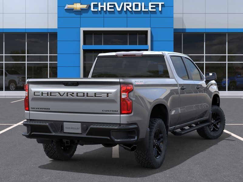 CHEVROLET Silverado 1500 Custom Trail Boss cabine multiplace 4RM 157 po 2026 GRIS STERLING METALLISE Gatineau - photo #3